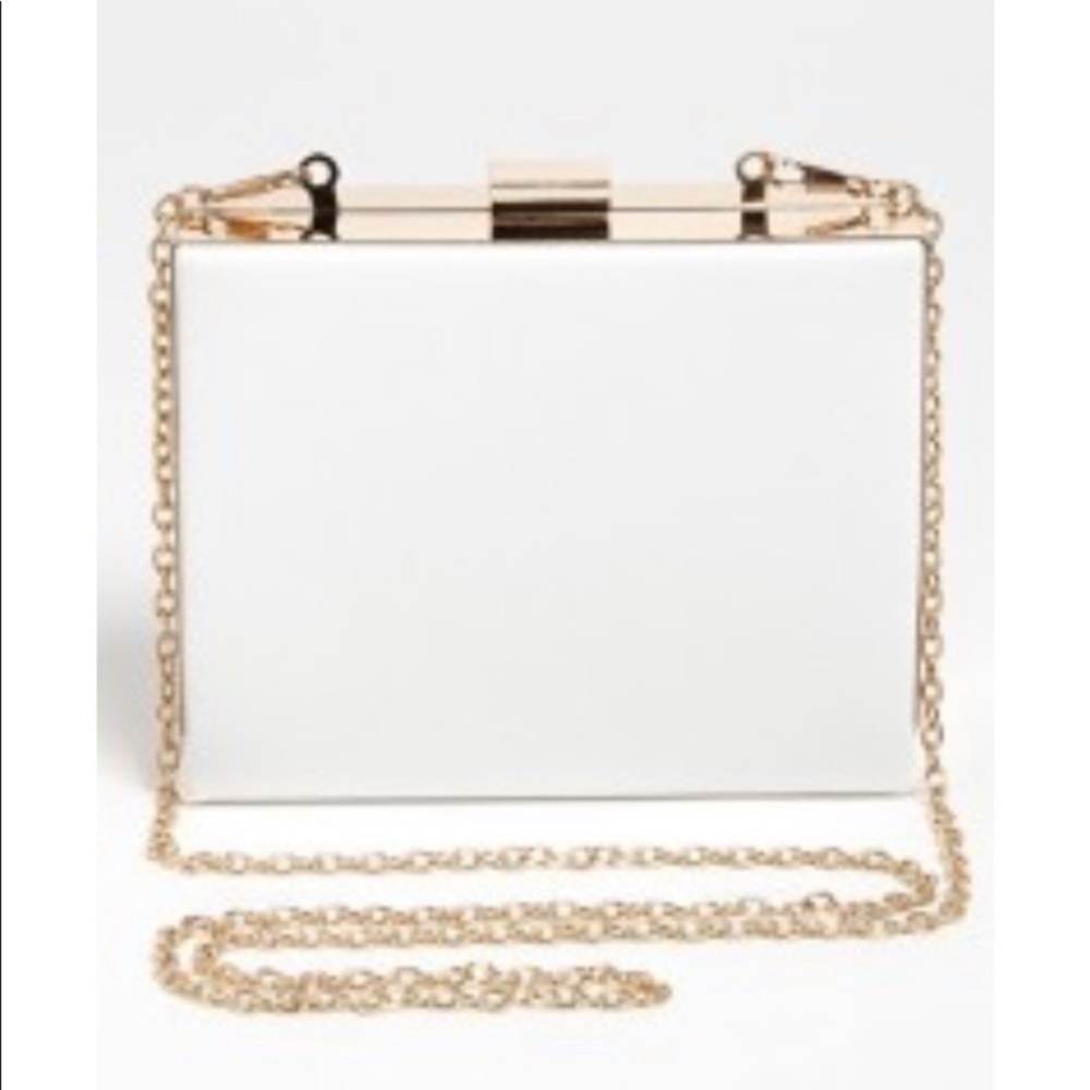 COPY - Natasha Couture white box clutch